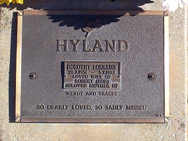 DOROTHY LORRAINE HYLAND
