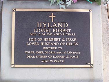 LIONEL ROBERT HYLAND