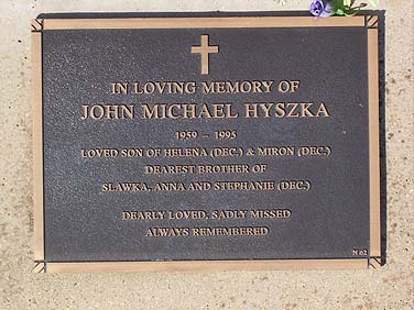 JOHN MICHAEL HYSZKA