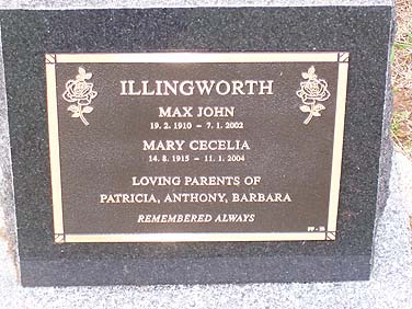 MARY CECILIA ILLINGWORTH