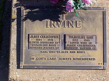 EVANGILINE ROSE IRVINE