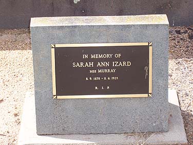 SARAH ANN IZARD