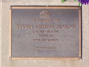 RUEBIN ARTHUR JENKINS
