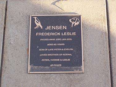 FREDERICK LESLIE JENSEN