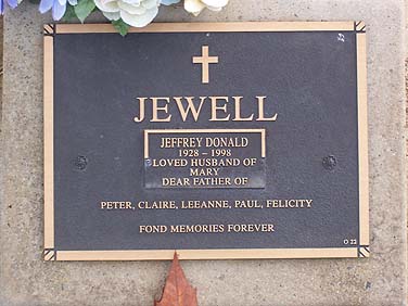 JEFFREY DONALD JEWELL