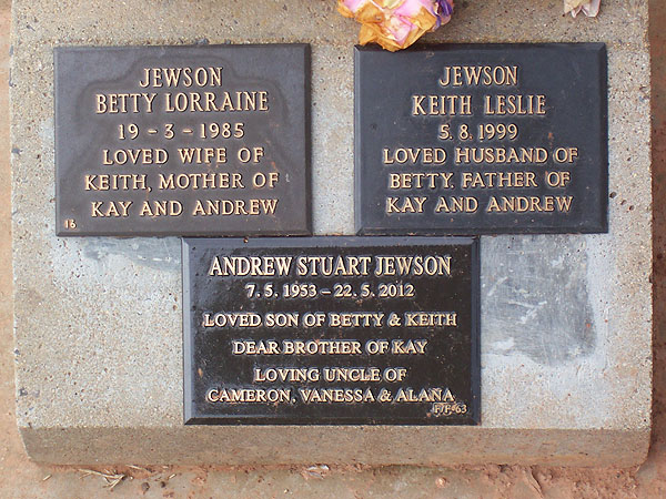 BETTY LORRAINE JEWSON