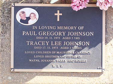 PAUL & TRACEY LEIGH JOHNSON