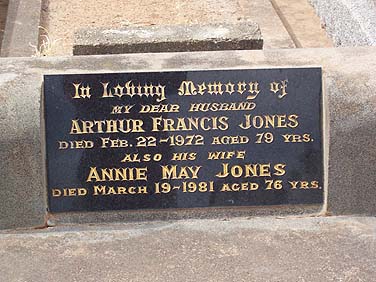 ARTHUR FRANCIS JONES