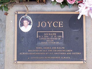 IAN RALPH JOYCE