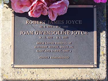 JOAN GWENDOLINE JOYCE