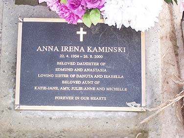 ANNA IRENE KAMINSKI