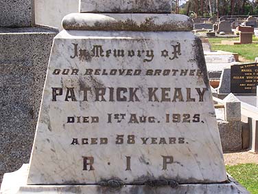 PATRICK KEALY