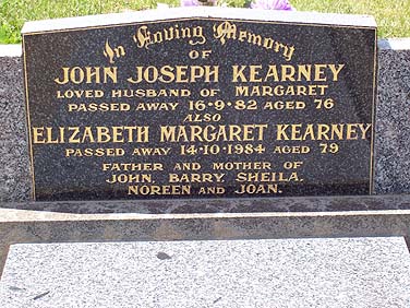ELIZABETH MARGARET KEARNEY