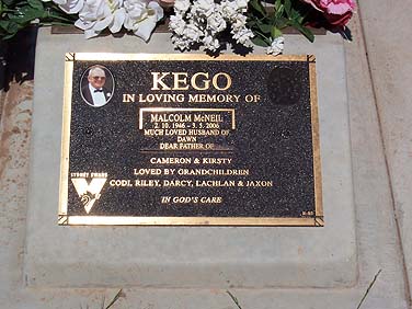 MALCOLM McNEIL KEGO