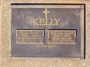 LESLIE ARTHUR ORMOND KELLY