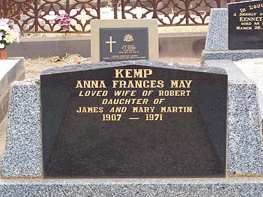 ANNA FRANCES MAY KEMP