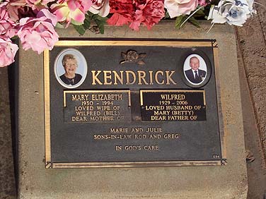 MARY ELIZABETH KENDRICK