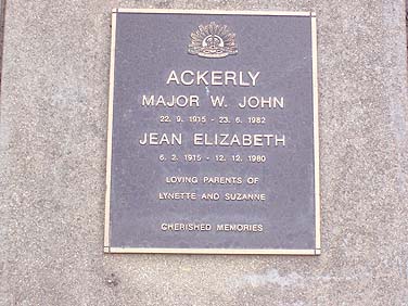 MAJORW. JOHN ACKERLY