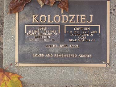GRETCHEN KOLODZIEJ