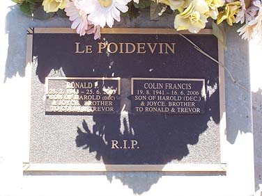 RONALD P. LE POIDEVIN