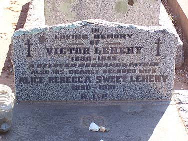 ALBERT EDWARD VICTOR LEHENY