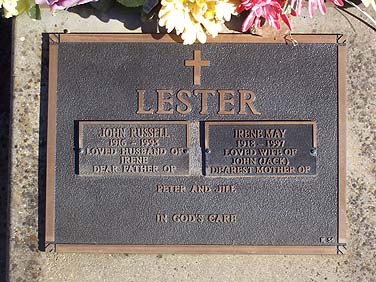 IRENE MAY LESTER