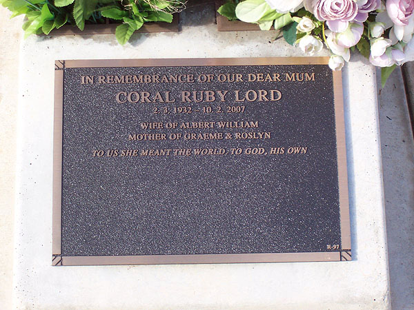 CORAL RUBY LORD