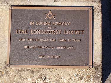 LYALL LIVINGSTONE LOVETT