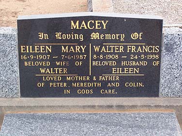 EILEEN MARY MACEY