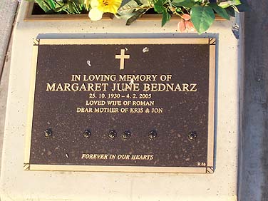 MARGARET JUNE BEDNARZ