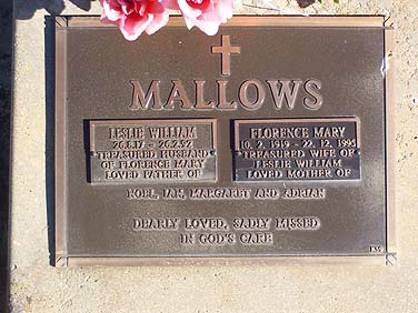 LESLIE WILLIAM MALLOWS