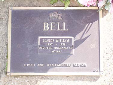 CLAUDE WILLIAM BELL