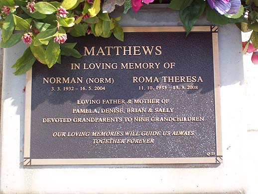 NORMAN MATTHEWS