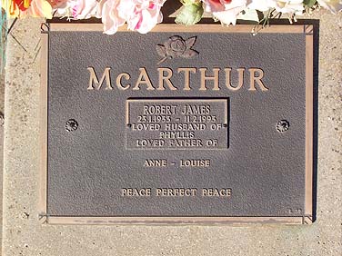 ROBERT JAMES McARTHUR