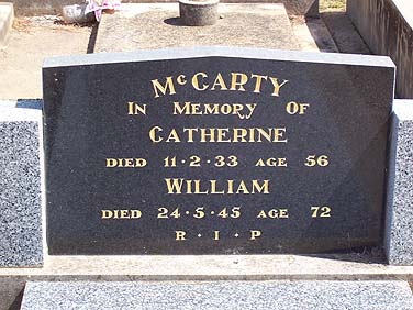 WILLIAM McCARTY