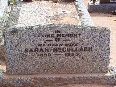 SARAH McCULLAGH