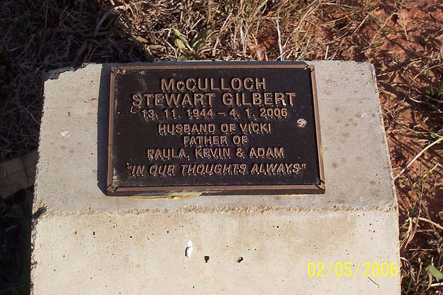 STEWART GILBERT McCULLOCH