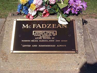 GEOFFREY THOMAS McFADZEAN
