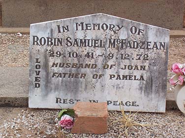 ROBIN SAMUEL McFADZEAN