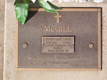 JOSEPH LESLIE McGILL