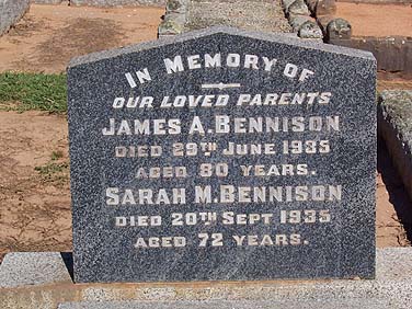 SARAH MATILDA BENNISON