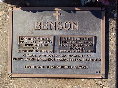 KEITH ELLIS BENSON