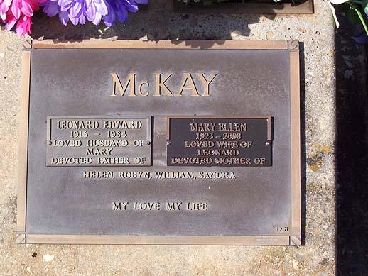 MARY ELLEN McKAY