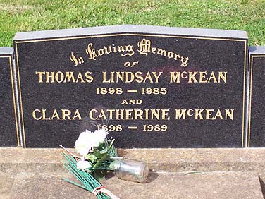 CLARA CATHERINE McKEAN