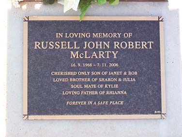 RUSSELL JOHN ROBERT McLARTY