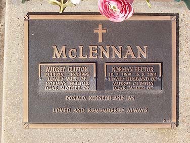 AUDREY CLIFTON McLENNAN