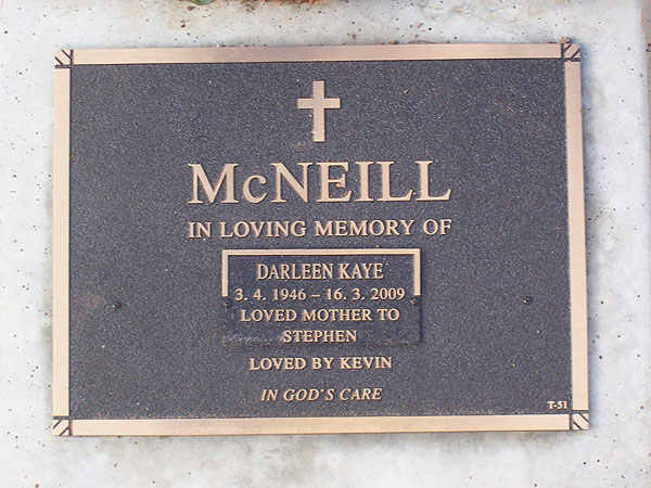 DARLEEN KAYE McNEILL