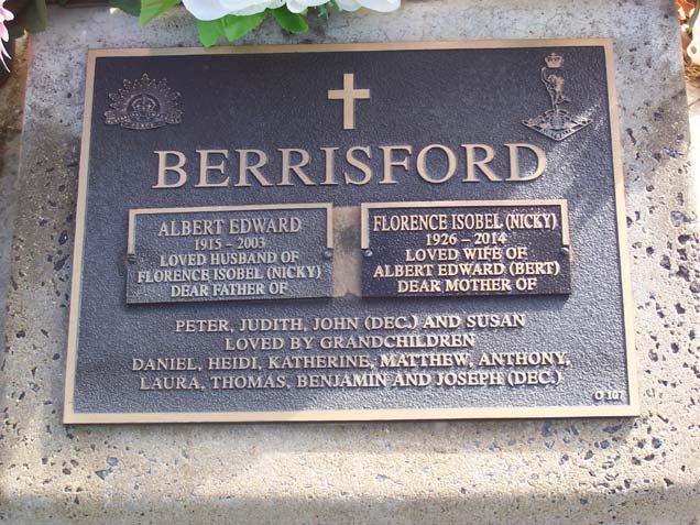 ALBERT EDWARD BERRISFORD