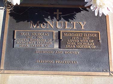 MARGARET ELENOR McNULTY