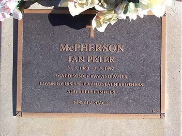 IAN PETER McPHERSON